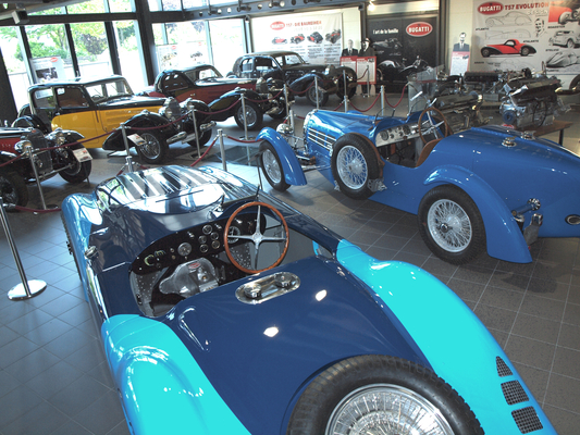 Bild Eindrücke von der Bugatti-Ausstellung im Museum Autovision 2015