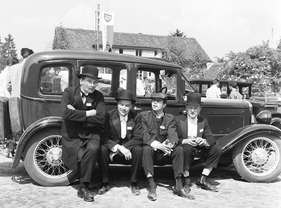 Bild Eindrücke von der SMVC Rallye in Rapperswil im Jahr 1961