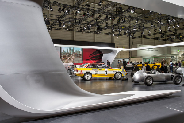 Image: Impressions of the Techno Classica 2014 - View of the Audi stand
