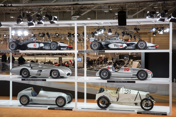 Image: Impressions from the Techno Classica 2014 - Impressive presentation of the development of racing technology at the Mercedes stand