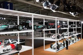 Eindrücke von der Techno Classica 2014 - Mercedes-Benz-Rennwagen eindrücklich ausgestellt