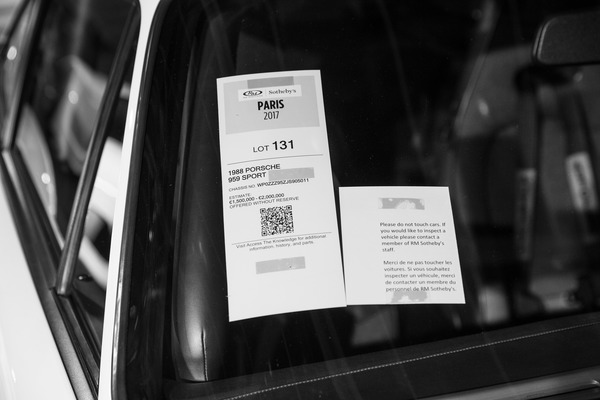 Eindrücke von der Versteigerung - Versteigerung von RM/Sotheby's in Paris 2017