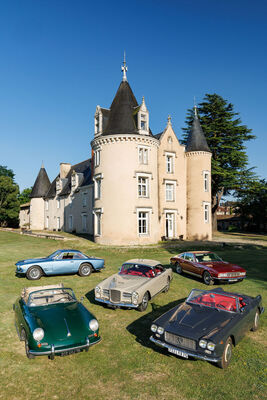 Bild Eine Auswahl der Autos des Automobilmuseum Château de Vernon, die am 28. September 2025 von Artcurial versteigert werden