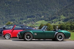 Eine Cobra mit schönen Halibrands - British Car Meeting in Mollis am 28. August 2016