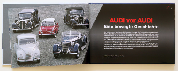 Eine bewegte Geschichte - Buch "Audi - Innovation im Zeichen der vier Ringe"