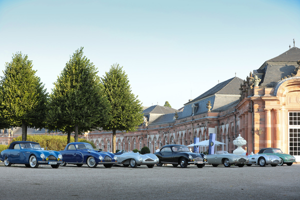 Eine fast einmalige Ansammlung von Sport- und Rennwagen von Veritas begrüssten die Besucher direkt am Eingang - 20. ASC Classic-Gala Schwetzingen 2024