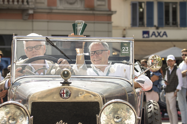 Image: One of the oldest cars at the award ceremony - Lugano Elegance 2025