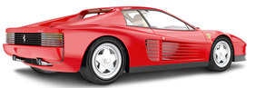 Eines der ausgesuchten 40 Ferrari-Modelle aus dem Buch "Ferrari - Die legendären Modelle" von Saverio Villa