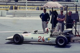 Eines der letzten Bilder von Gerhard Mitter im BMW F2 am 1. August 1969