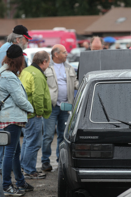 Eines der meistbestaunten Autos auf dem Platz - Porsche 928 in der Gestalt des VW Golf - OSMT Zug im September 2017