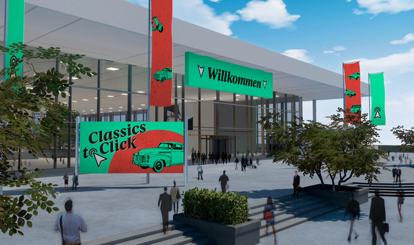 Bild Eingang der virtuellen Messe Classic-to-Click