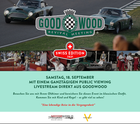 Einladung Goodwood Revival 2021