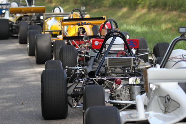 Einsitzer in Reih' und Glied - Bergrennen Steckborn-Eichhölzli Memorial 2018