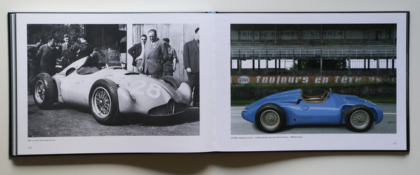 Einst und jetzt - Buch "Bugatti 251 - Die unvollendete Revolution"