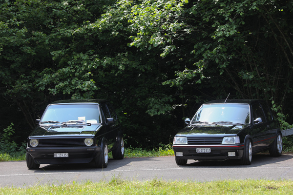 Einstige Gegner - VW Golf GTI und Peugeot 205 GTI - Youngtimer Stockental 2025