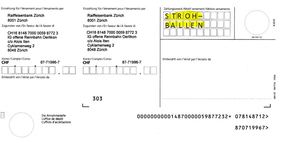 Payment slip Indianapolis Oerlikon