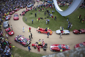 Einzigartige Ferrari Demo am FoS - Goodwood Festival of Speed 2017