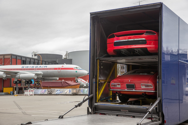 Einzug der Monterverdi-Sammlung im Verkehrshaus Luzern - High Speed und Hai F1 im Lastwagen
