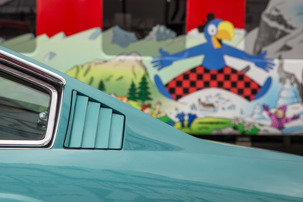 Einzug der Monterverdi-Sammlung im Verkehrshaus Luzern - Luftaustrittsöffnung in der C-Säule