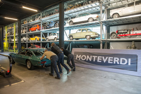 Einzug der Monterverdi-Sammlung im Verkehrshaus Luzern - ... und wieder wird geschoben