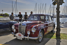 Elegante MG ZA Magnette - 29. Swiss Classic British Car Meeting Morges 2021 (1957)