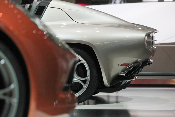 Elegantes Heck des Disco Volante - bei Touring Superleggera - Genfer Autosalon 2017