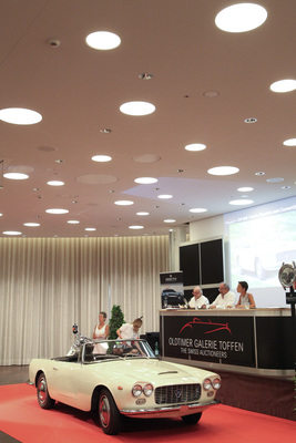 Elegance from Italy - Lancia Flaminia 2500 Convertibile Touring from 1961 - Auction of the classic car gallery at the Dolder Grand Hotel 2017