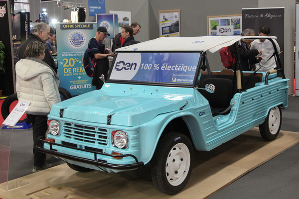Elektrifizierter Citroën Méhari von Eden Cassis - Rétromobile Paris 2019