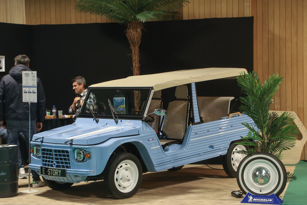 Elektrifzierter Citroën Méhari - Rétromobile Paris 2024