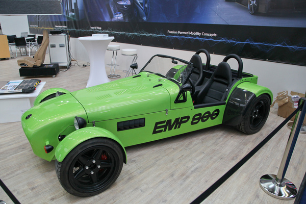 Elektroauto in klassischer Formgebung - IAA Frankfurt 2019