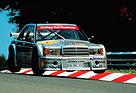 Ellen Lohr im AMG Mercedes 190E - GP der Tourenwagen auf dem Nürburgring 1993