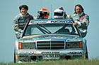 Ellen Lohr mit Keke Rosberg im AMG Mercedes 190E 2.5-16 Evo II - Rennsportfestival Hockenheim 1992