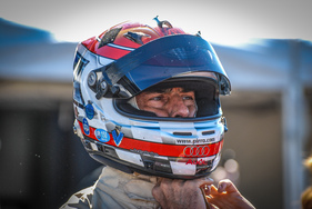 Emanuele Pirro an der Jarama Classic 2016 Emanuele Pirro an der Jarama Classic 2016