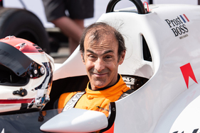 Bild Emanuele Pirro im ehemaligen McLaren von Alain Prost – Goodwood Festival of Speed 2023