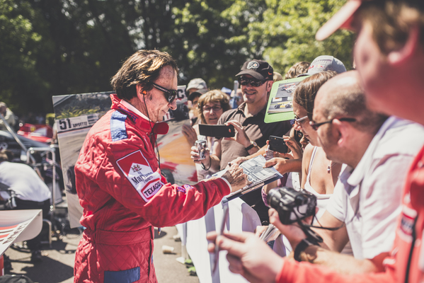 Bild: Emerson Fittipaldi, der zweifache F1-Weltmeister - Goodwood Festival of Speed 2014