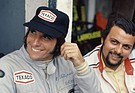 Bild: Emerson Fittipaldi mit Manager Domingos Piedade
