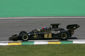 Emerson Fittipaldi nochmals auf Lotus 72