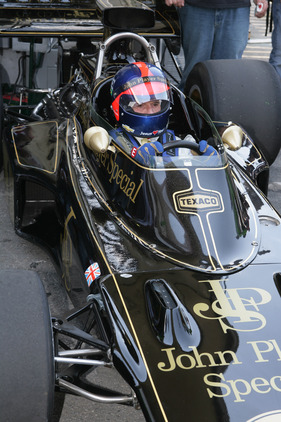 Emerson Fittipaldi nochmals auf Lotus 72