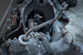 Enten im Winter- oder gar Dornröschenschlag - Citroën 2CV