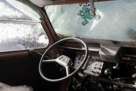 Enten im Winter- oder gar Dornröschenschlag - Citroën 2CV