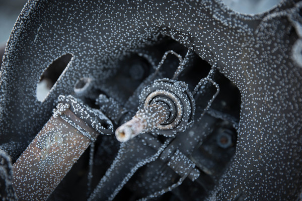 Enten im Winter- oder gar Dornröschenschlag - Citroën 2CV