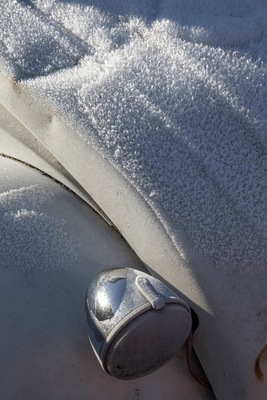 Enten im Winter- oder gar Dornröschenschlag - Citroën 2CV