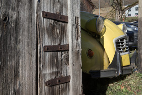 Enten im Winter- oder gar Dornröschenschlag - Citroën 2CV
