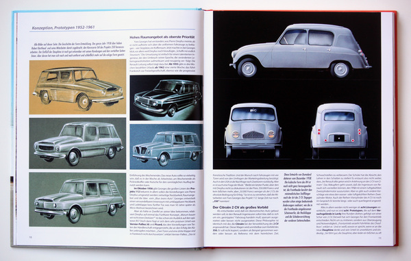 Bild Entwicklungsgeschichte des R4 - Buch "Renault 4 - Alle Modelle 1961 - 1994"