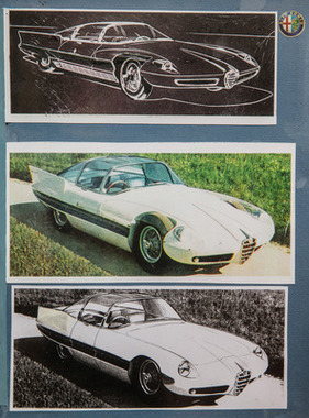 Entwurf und verschiedene Entwicklungsstufen des Alfa Romeo 6C 3000 CM Superflow