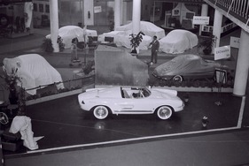 Enzmann 506 (1957) - der weisse Enzmann auf dem Stand der IAA 1957, die Standnummer gab ihm den Namen