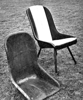 Enzmann 506 (1960) - Als äusserts bequem erweisen sich die anatomisch richtig durchgebildeten Schalensitze