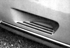 Enzmann 506 (1960) - Wie bei einem Sportflugzeug nimmt sich in der Karosserie des 'Enzmann' der Einstieg aus Enzmann 506 (1960) - Wie bei einem Sportflugzeug nimmt sich in der Karosserie des 'Enzmann' der Einstieg aus