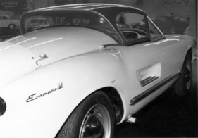Enzmann 506 (1960) - sehr originelles Coupédach, das nach hinten aufgeklappt werden kann - Genfer Autosalon 1960