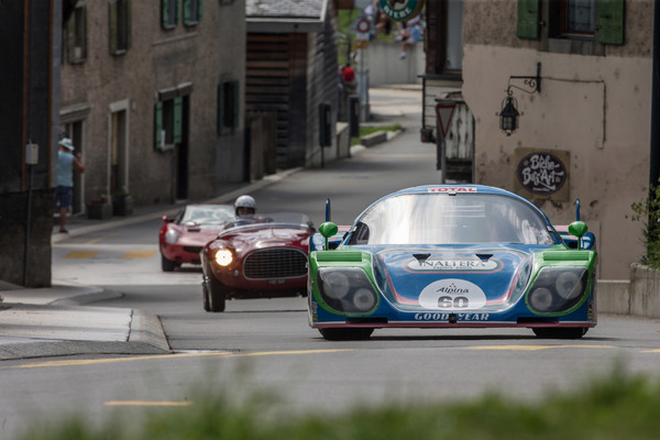 Er fuhr mit dem Inaltera Gruppe 6 aus dem Jahr 1976 den Berg hoch.